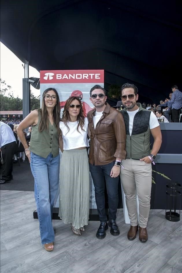 Verónica Campuzano, Liliana Mancera, José Antonio Ramirez y Sergio Ríos