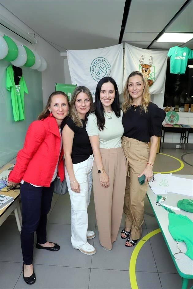 Lucía Garza, Bárbara Rangel, Brenda Doria y Verónica Rodríguez