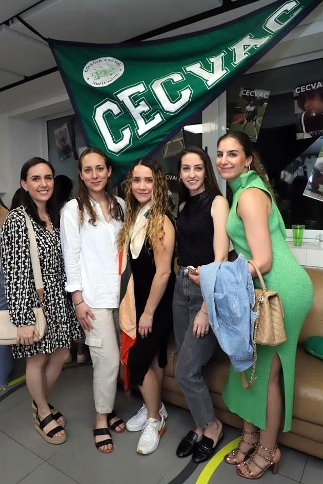 Lucía Guzmán, Gaby Talancón, Fer Velázquez, Lucía Dillon y Tania Gómez Junco