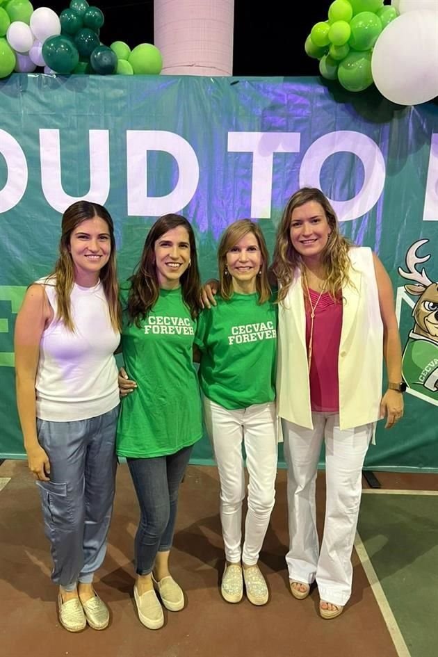 Balbi Fernández de Garza, Mariana Fernández de Elosúa, Ceci Cantú de Fernández y Ceci Fernández de Garza