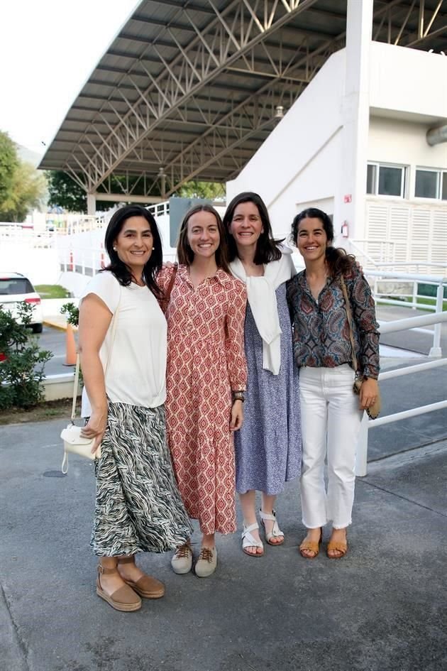 Mely Llano, Blanca Tudela, Leyla González y María Gallegos