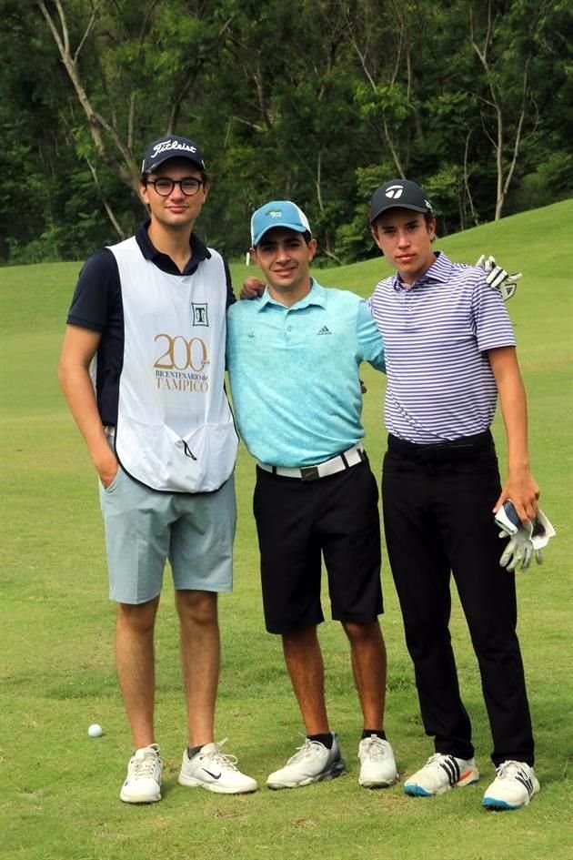 Jorge Padrés, Ricardo Manllo y Gabriel Derbez