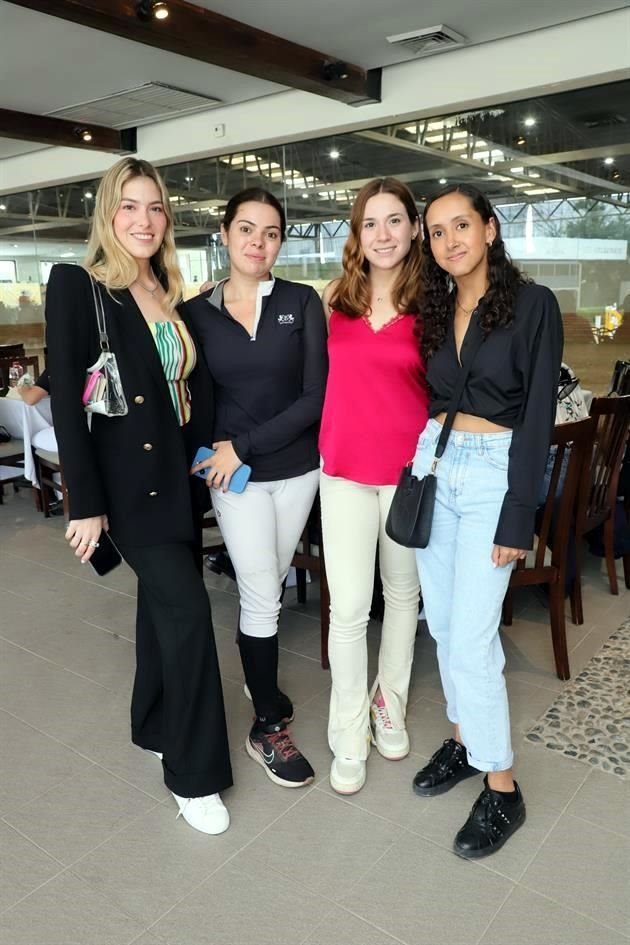 Sofía Garza, Mariela Pérez Charles Cervantes, Katya Treviño y Fernanda Brecedas