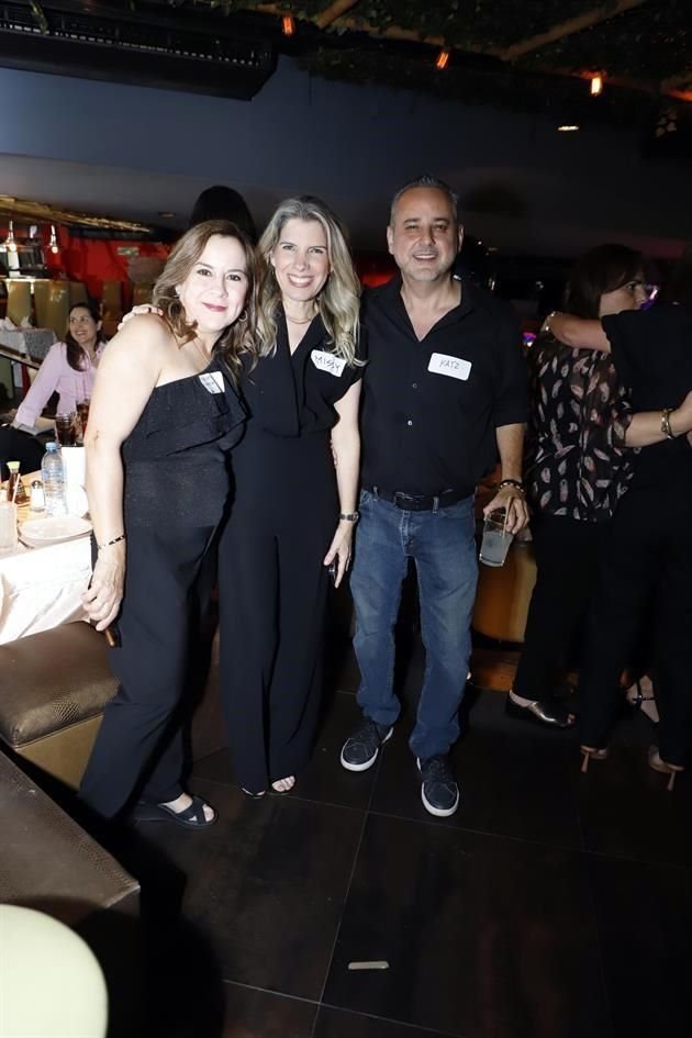 Cristy García, Missy Tamez y Alberto Katz