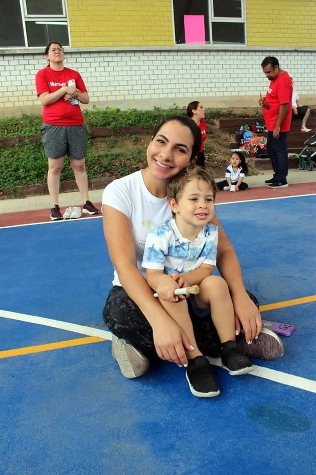 Yamile Aris y Diego Valeri