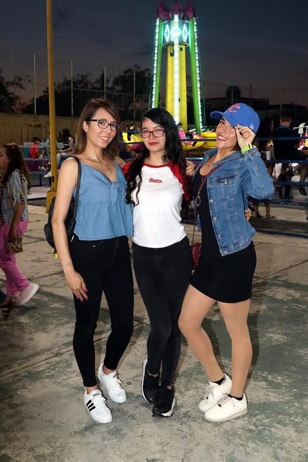 Tannia Leal, Isabella Pérez y Brenda Leal