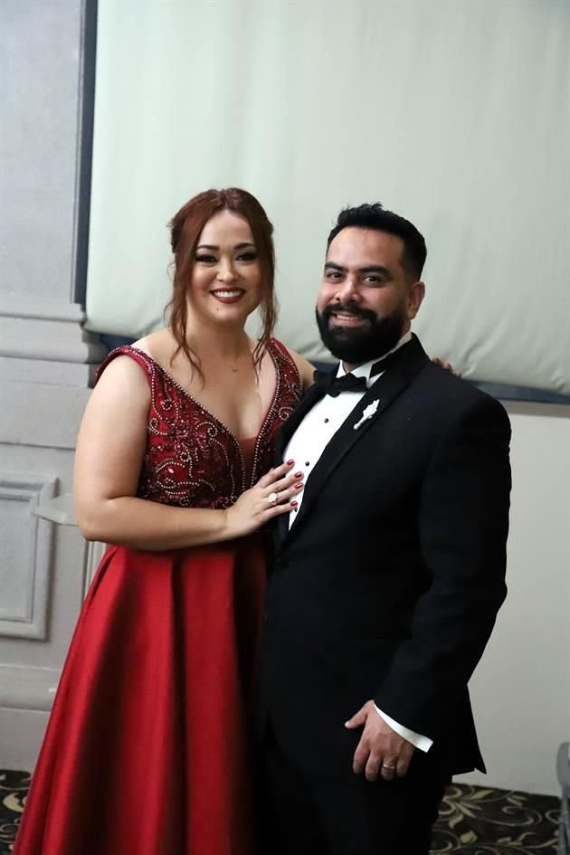 Chantal Treviño y Mario Hernández