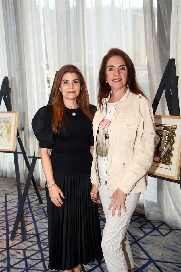 Maricarmen Salazar de Martínez y Martha Peña