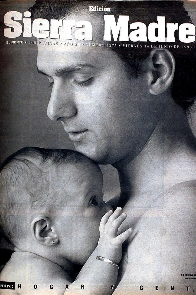 14 DE JUNIO DE 1996. Antonio González con su hija Arianna
