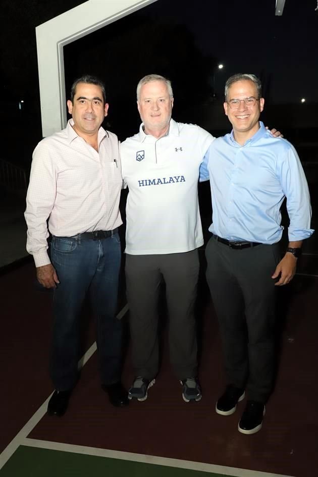 Rosendo Cuéllar, Kevin Egan y Ricardo de los Reyes