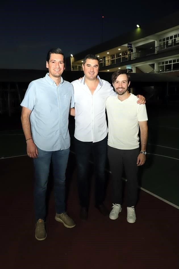 Rodrigo Torres, Óscar Treviño y Felipe Sada