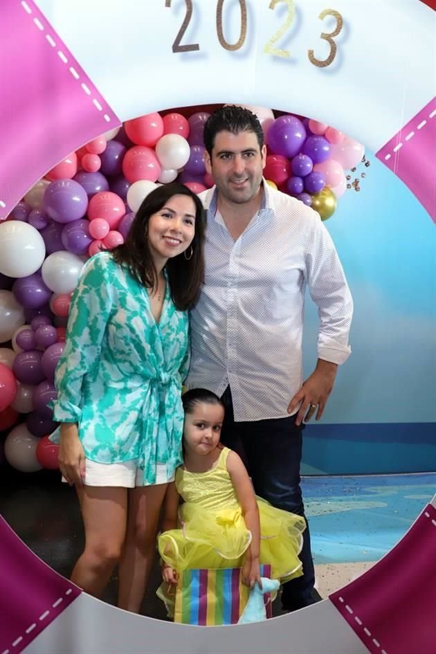 Fabiola Barbosa, Alexa Sojo y Javier Sojo