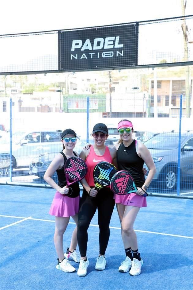 Lizeth Velázquez, Jenny Sánchez y Mariana García