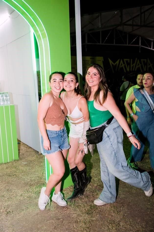 Cecilia Treviño, Carolina Guajardo y Daira Fernández