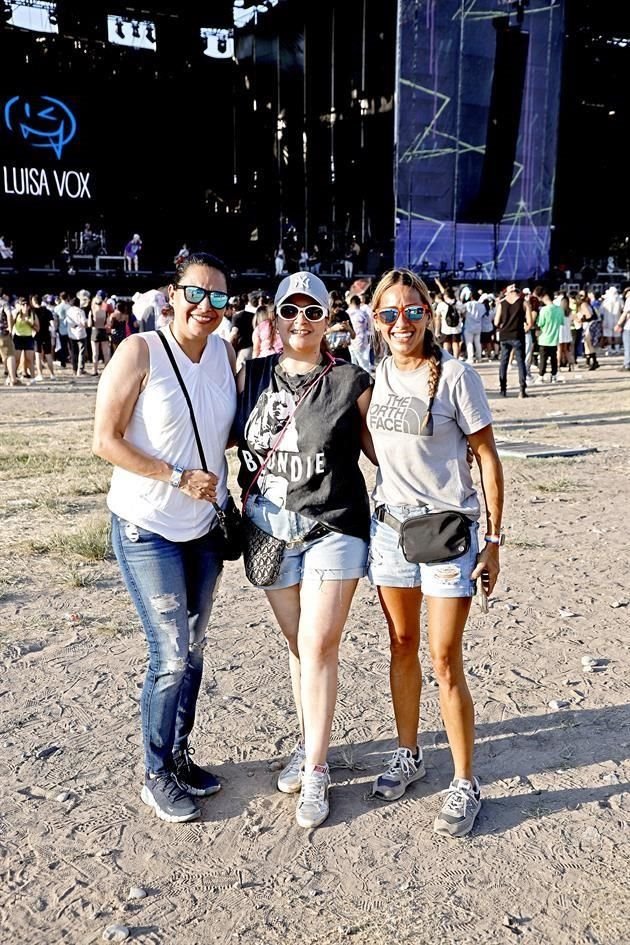 Lizeth Asuaje, Alma Espino y Paty Mejía