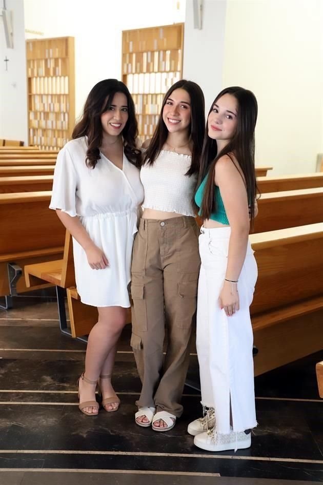 Allison Morton, Sofía Cavazos y Ana Karen Molina