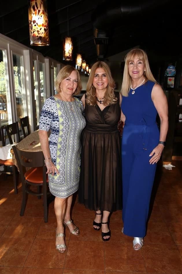 Doris Alanís, Lupita Puente y Rosy de Montemayor