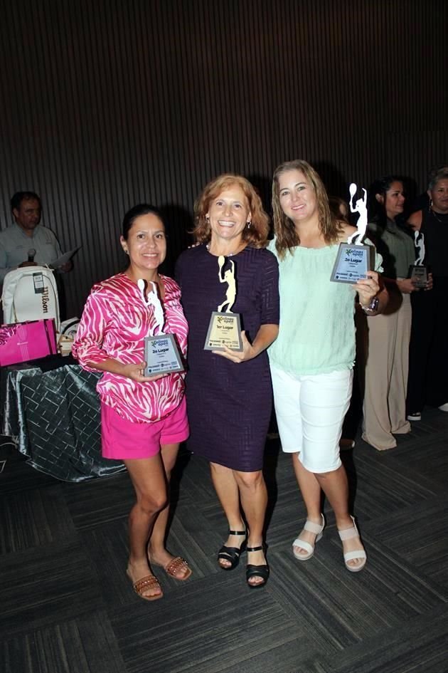 Sandra González, Ana Mayra Ramírez y Mony Miller