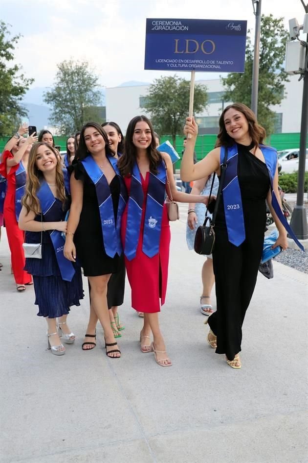 Paulina Garza, Ana Marcos, Mágala Gómez y Mara Fernández
