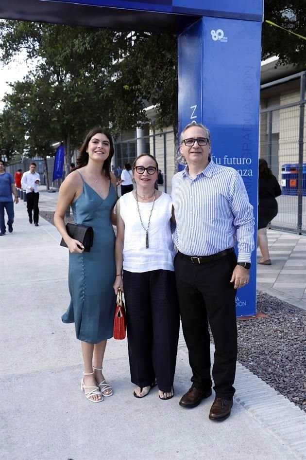 Sofía Herrera, Gladis Torres y Alfonso López