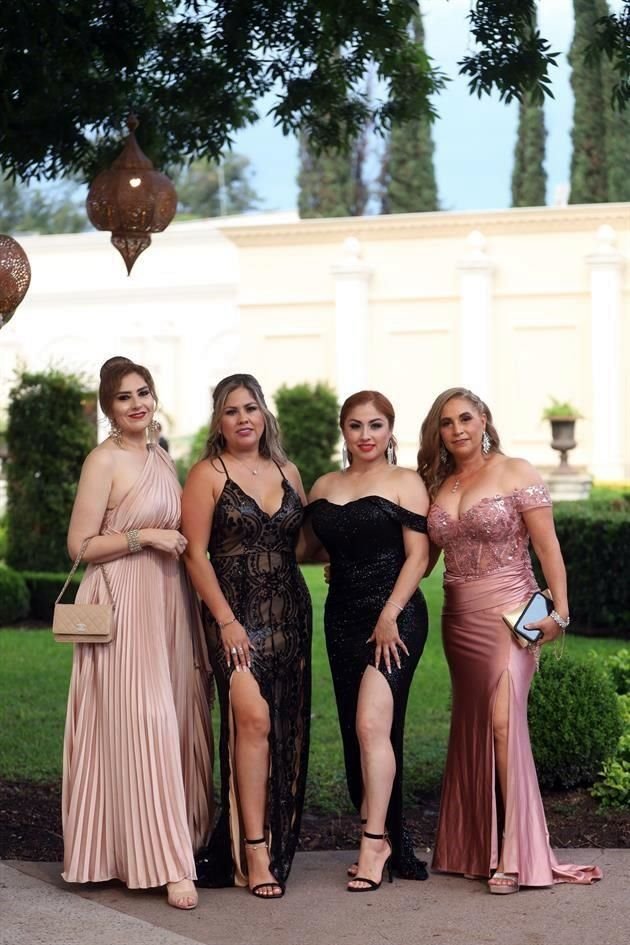 Miranda García, Alejandra Chapa, Cynthia Cano y Elvia Estrada