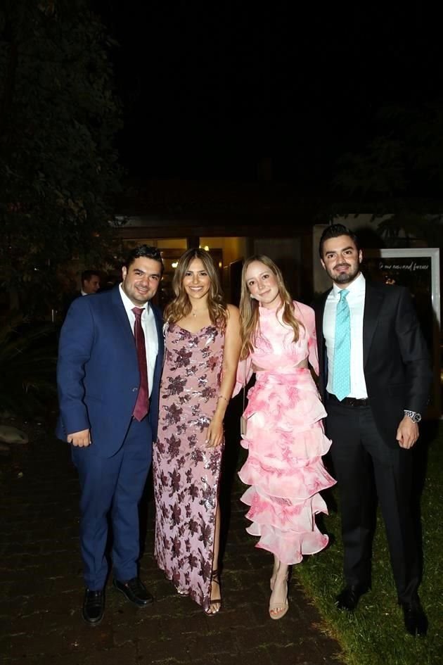 Gerardo César Cárdenas, Gabriela Arizpe, Renata Ruiz y Alfredo Alanís