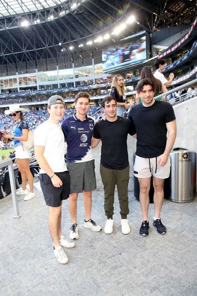 Pablo Villarreal, Eugenio Jaime, Gabriel Milmo y Diego Villarreal