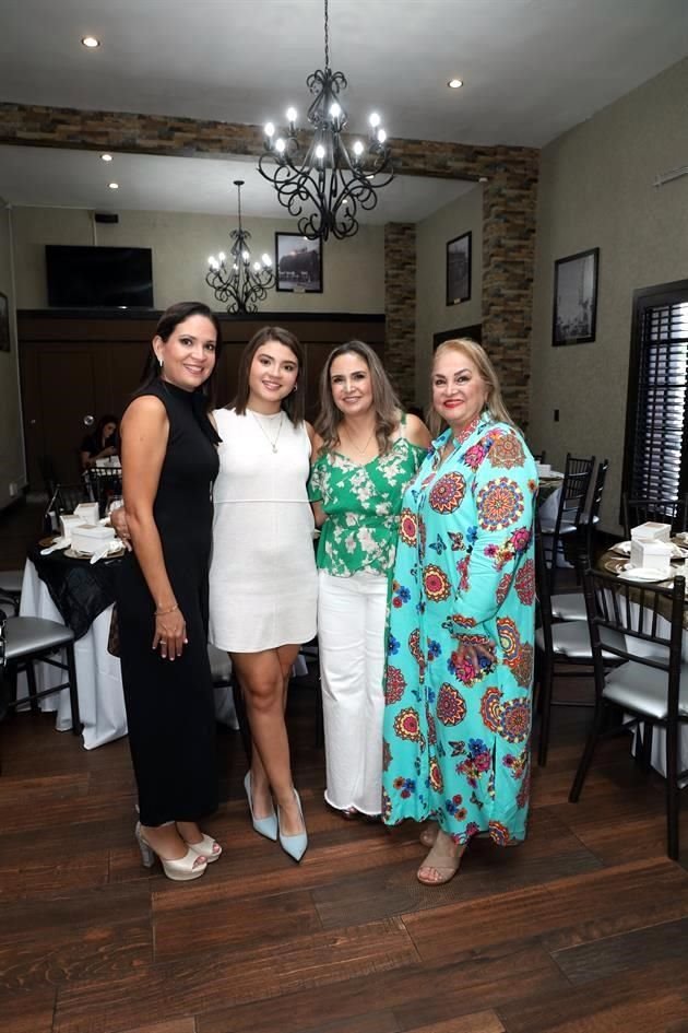 Evelyn Rodríguez, Renata Mercado, Irasema Rodríguez y Ludy Treviño
