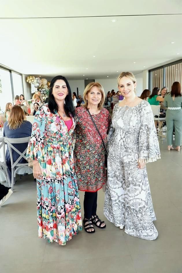 María Guadalupe Saldaña, Maricela Mata y Lorena de los Santos