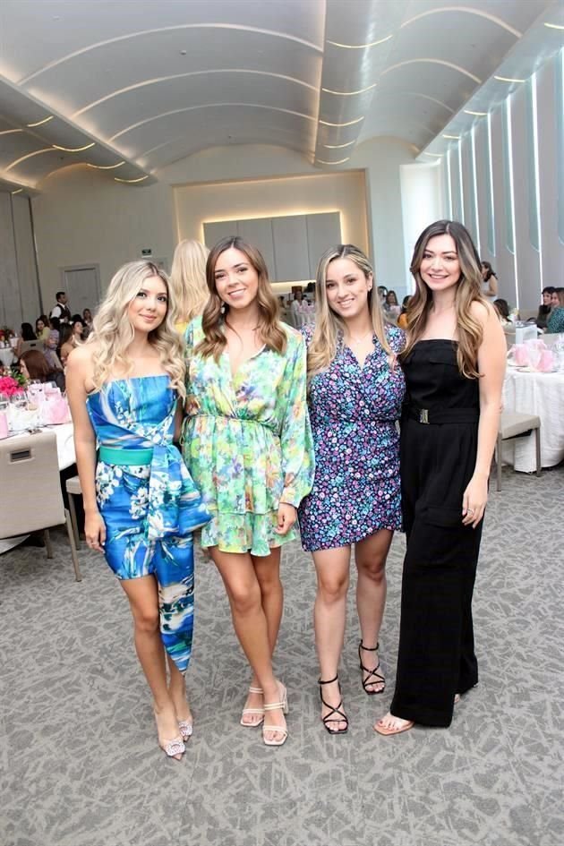 Karina Sánchez, Catalina García, Marcela Cavazos y Marcela Carbajal