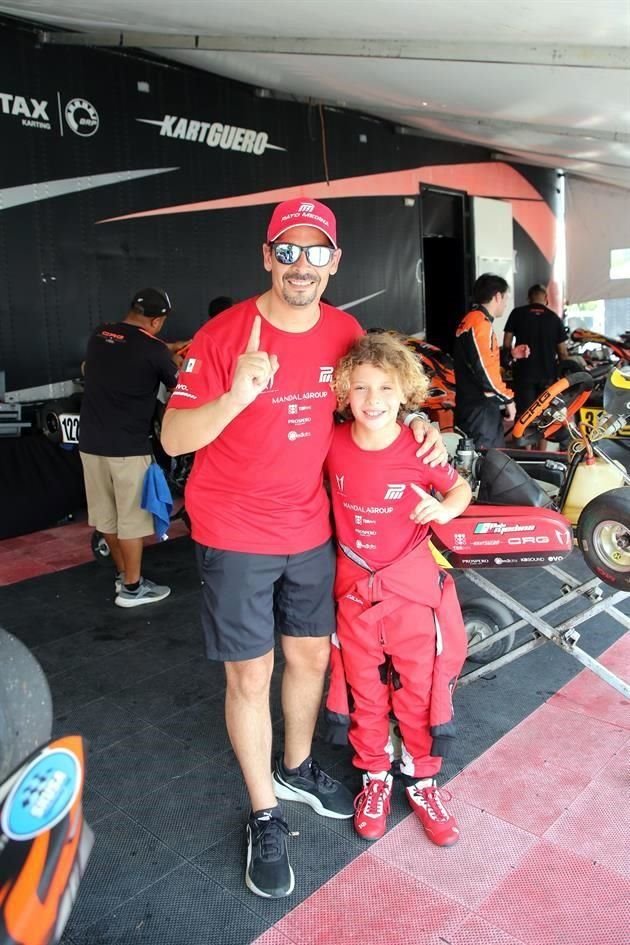 Daniel Medina y Patricio Medina ganador de primer lugar de categoria Rotax Micro Max y Rotax Mini Max