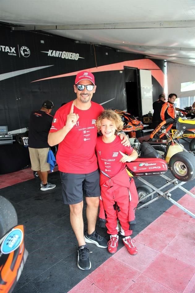 Daniel Medina y Patricio Medina ganador de primer lugar de categoria Rotax Micro Max y Rotax Mini Max