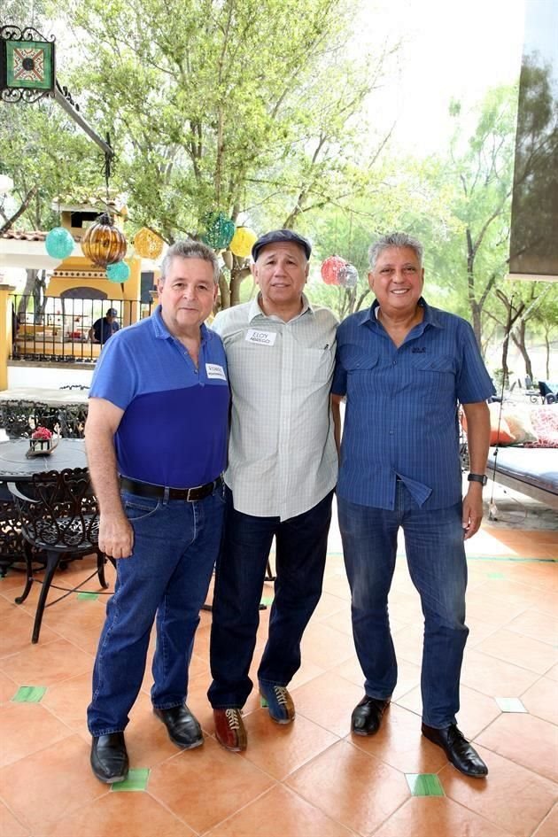 Ricardo Montemayor, Eloy Abrego y Sergio Chinchilla