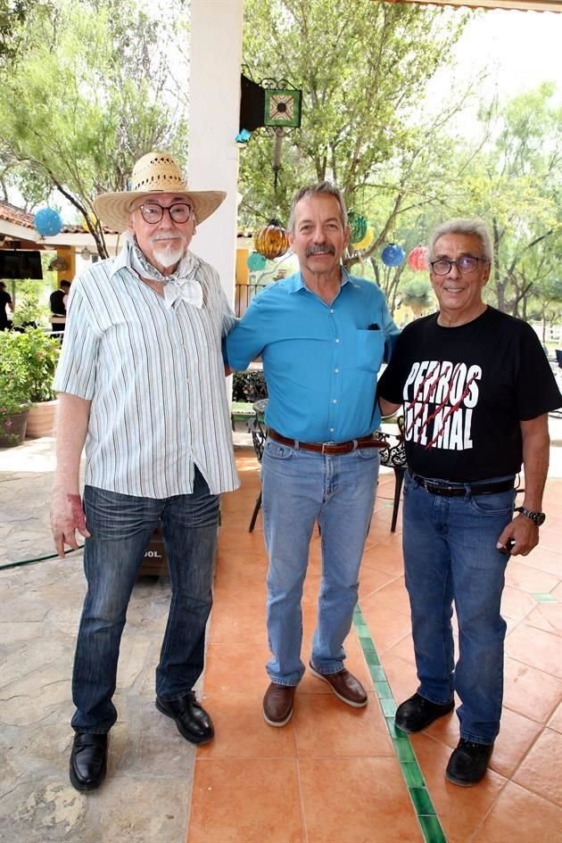 Javier Eduardo de la Garza, Miguel Ángel González y José Juan Martínez Chávez