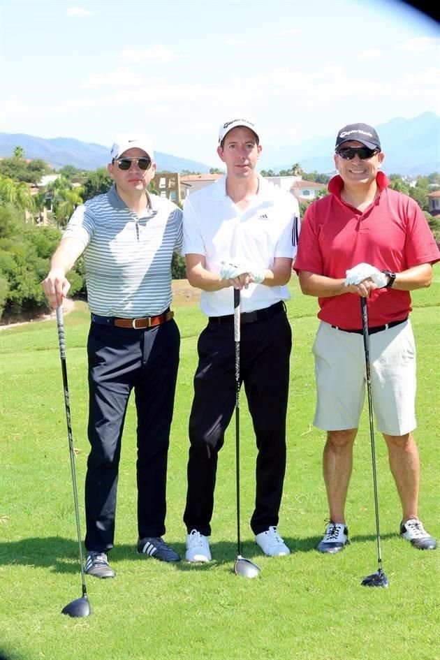 Alejandro Ibarra, Carlos Bouvy y Raúl Vargas