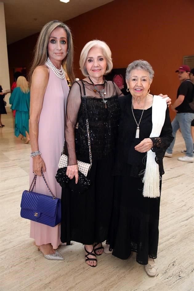 Alexandra Castro, Yolanda Garza y Yolanda Inzunza de Ponce de León