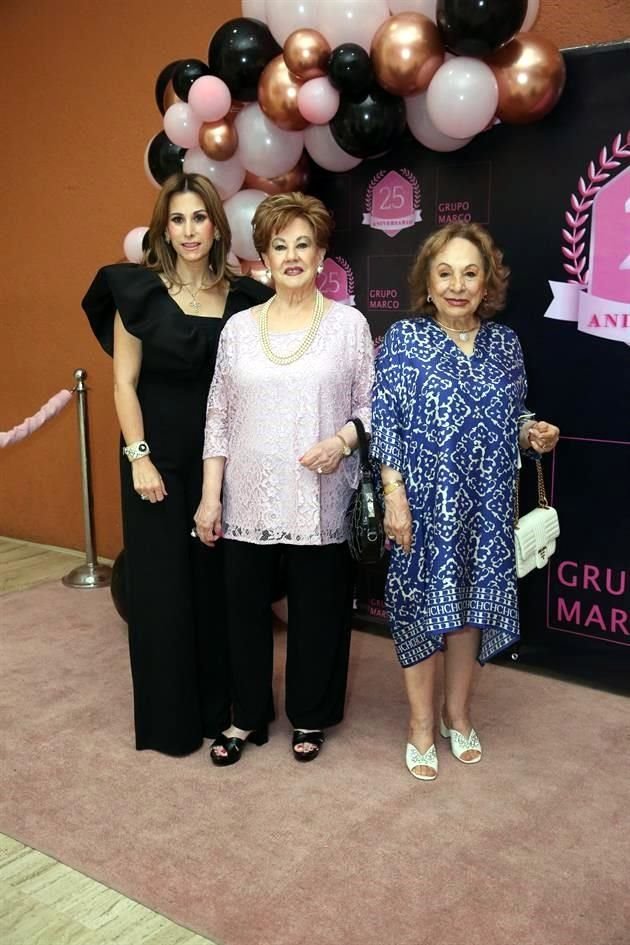 Graciela Tancredi de Flores, Graciela Flores de Tancredi y Aurora Cantú de Cagnasso