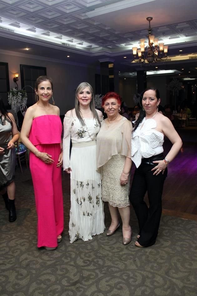 Maricarmen Garza, Ivonne Villarreal, Lupita Elizondo y Erika Villarreal