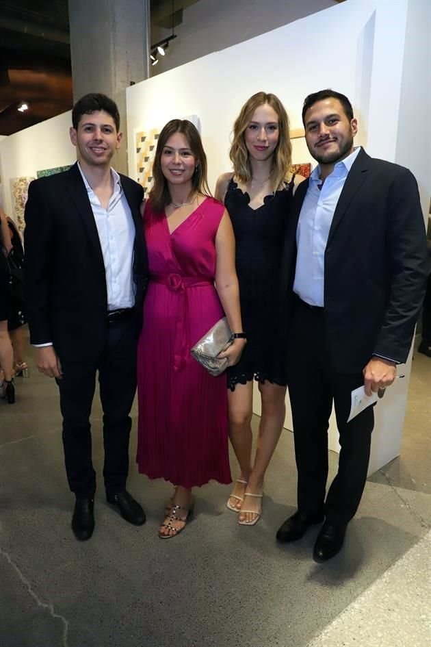 Juan Garza Ortiz, Valeria Elizondo, Isabela Perches y Diego Aguirre