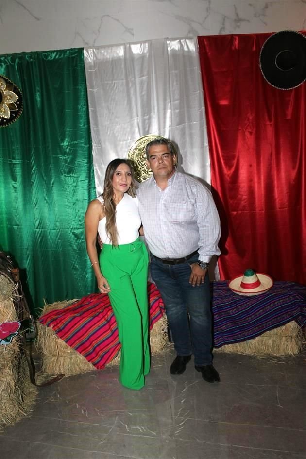 Claudia González y Federico Sánchez