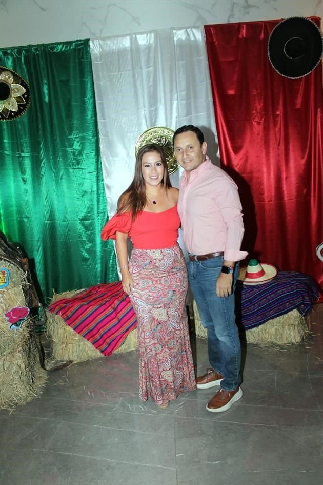 Jeimy Guerra y César Zavala