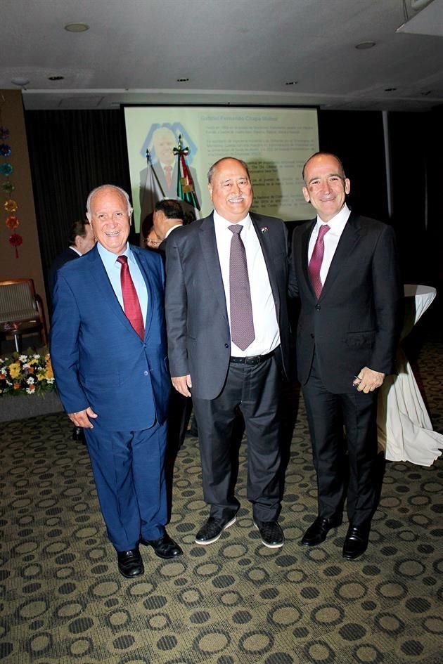 Hernán González, Jaime Yesaky y Ernesto López Clariond