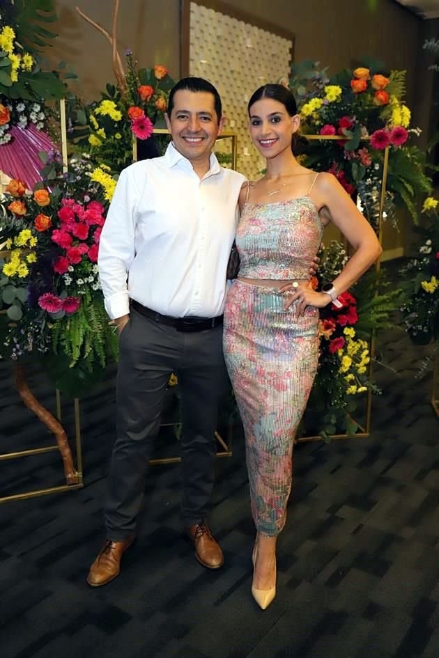 Hugo González e Isabel Bulos