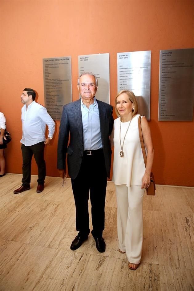 Luis Mendoza Garza y Cristina Toussaint de Mendoza