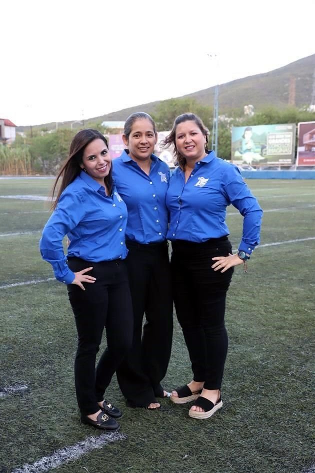 Elisa de la Roca, Vivien Tovier y Silvia Salinas