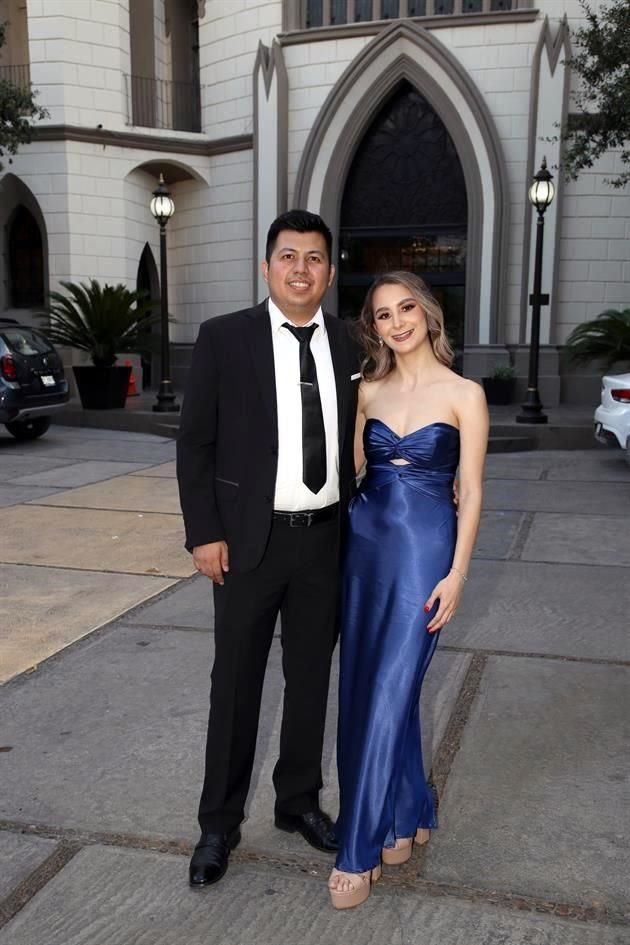 Jurgen Sandoval y Mariana Aldape