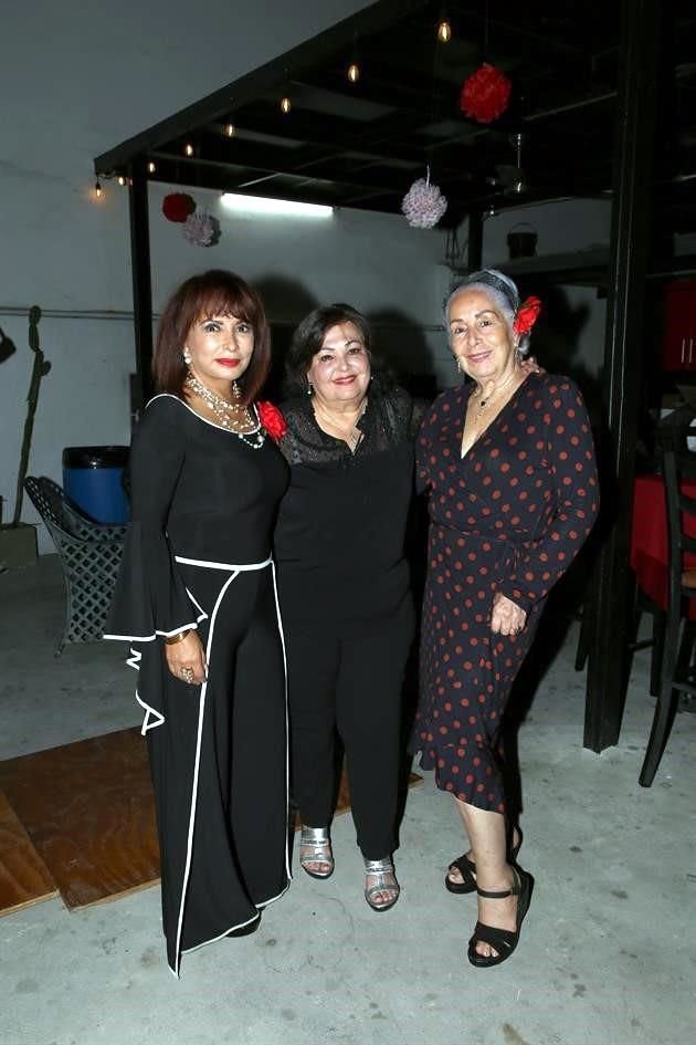 Yadira Pedraza, Alma Leticia Cantú y Elizabeth Leal