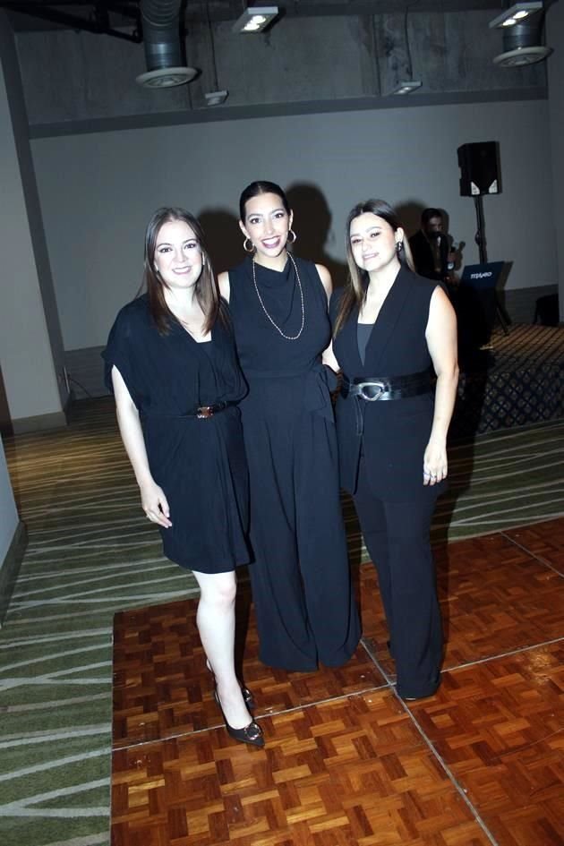 Alma Gutiérrez, Jessica Aguirre e Isel García