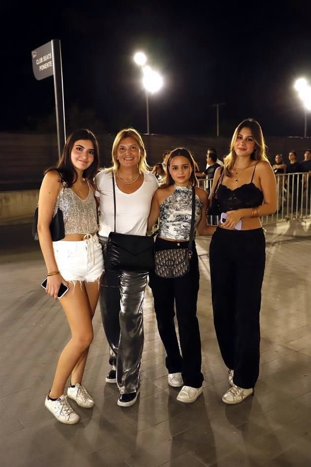 Marián Garza, María Pérez, Carolina Decrescenzo y Alexa Visconti