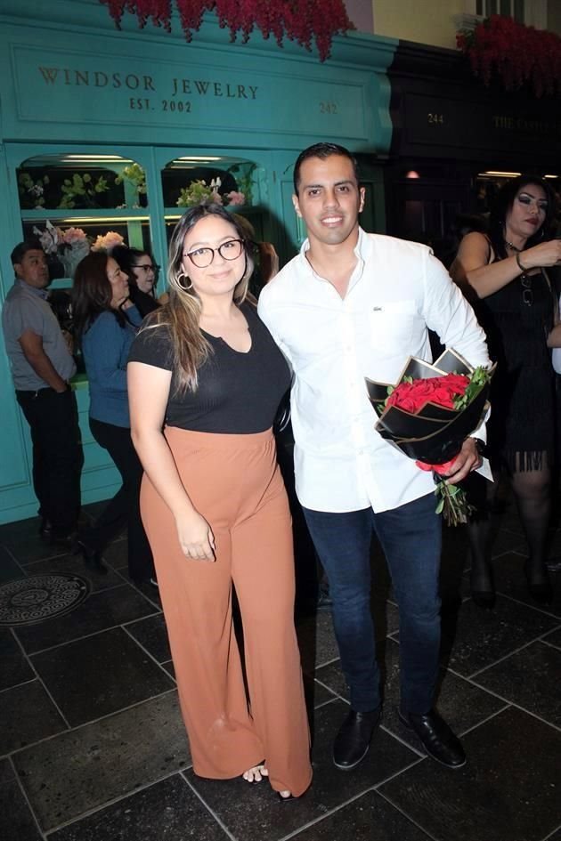 Karely López y Jorge Bustamante